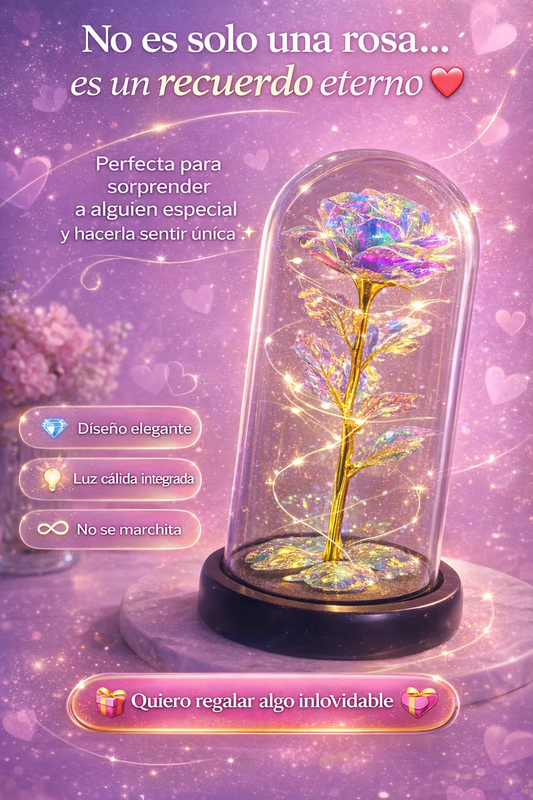 RoseLux – Rosa Eterna Iluminada